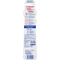 Brosse à dents pour enfants Colgate My First, brosses à dents extra souples pour bébés, paquet de 2