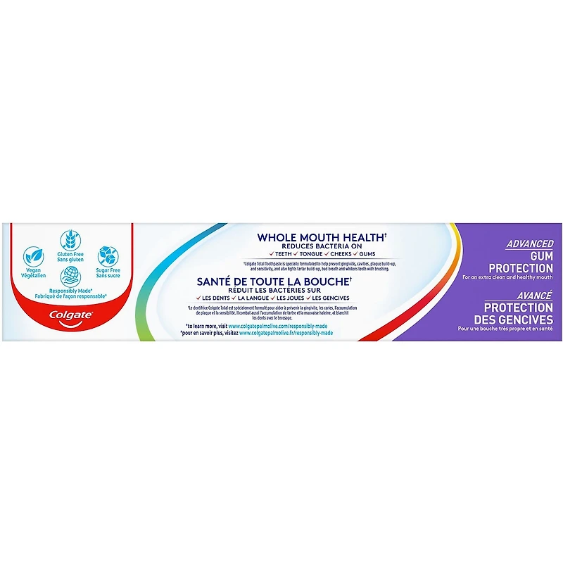 Total Prevention Active Plus Dentifrice Soin des Gencives, Menthe