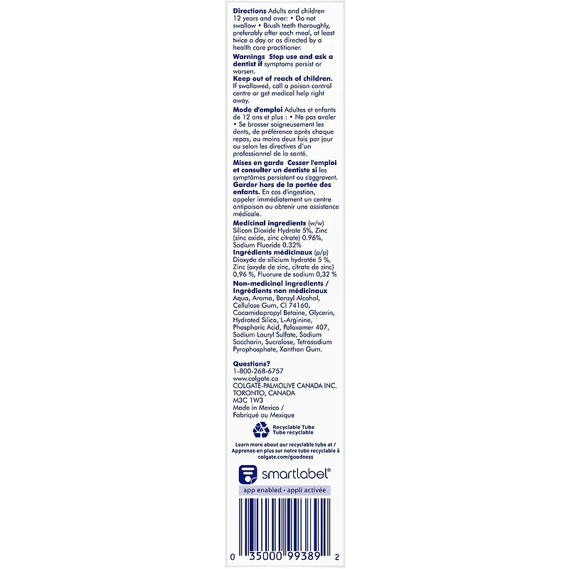 Total Prevention Active Plus Dentifrice Soin des Gencives, Menthe