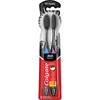 Brosse à dents Colgate 360° Anthracite, brosses à dents souples pour adultes