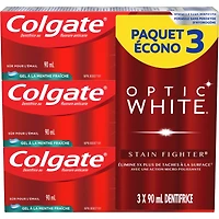 Dentifrice Blanchissant Optic White Stain Fighter au Gel Paquet