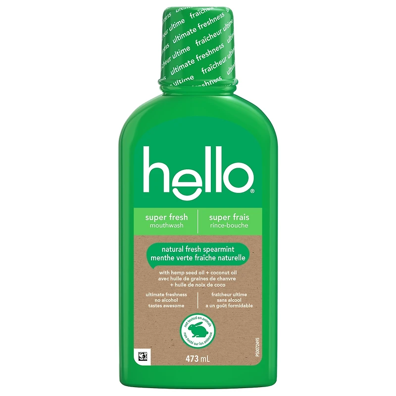HELLO super fresh mouthwash 473ml