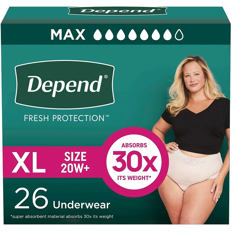 Sous-vêtement d’incontinence Fresh Protection pour femmes, degré d’absorption maximal, TG