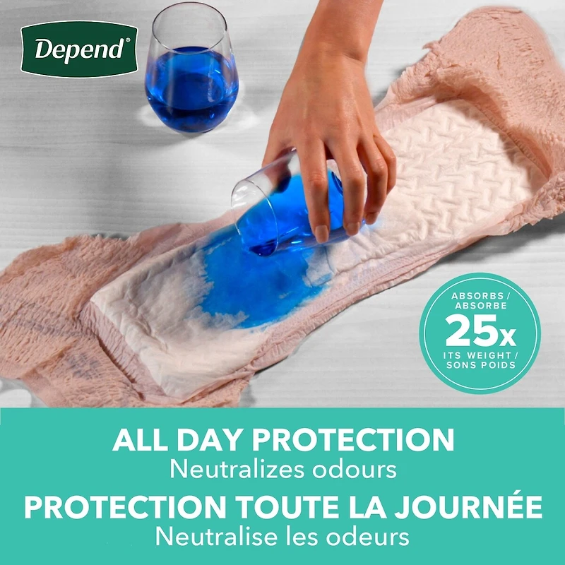 Sous-vêtement d’incontinence  Fresh Protection pour femmes, degré d’absorption maximal, TG, couleur rosée