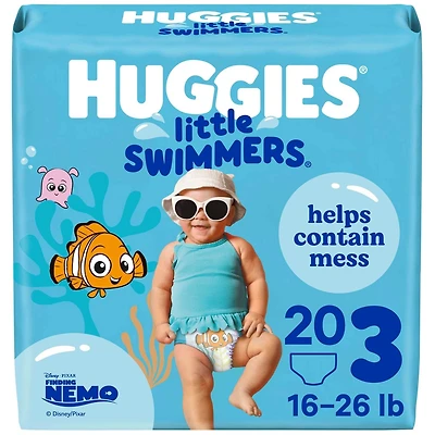 Little Swimmers Swim Diapers, Size 3 Small