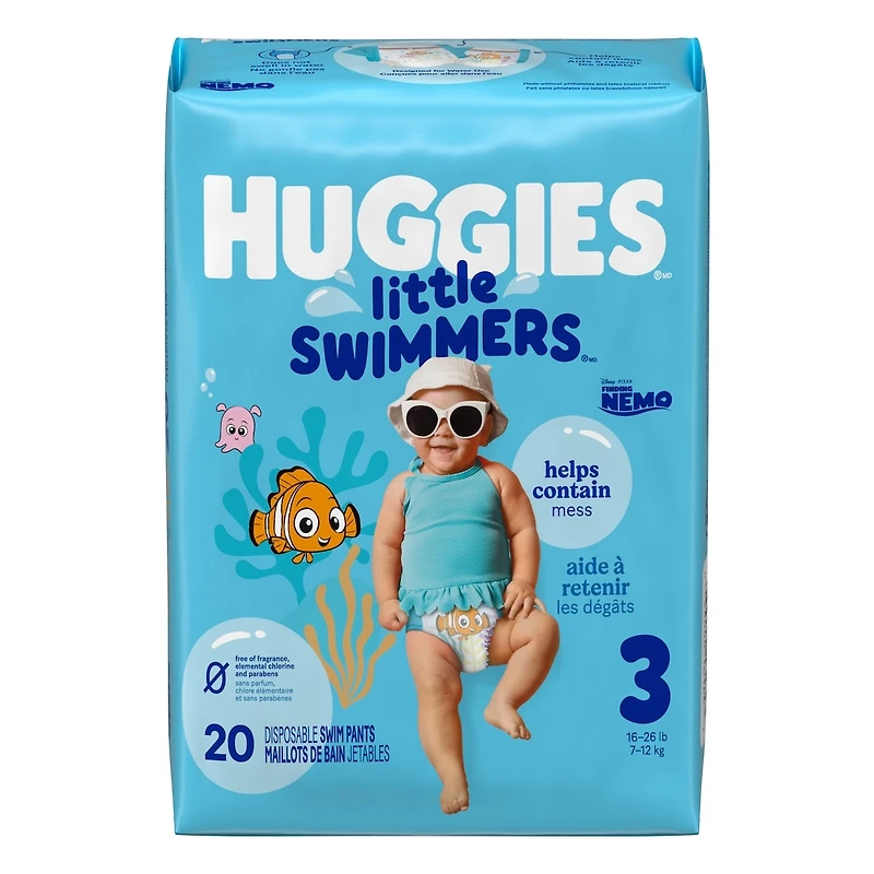 Little Swimmers Swim Diapers, Size 3 Small