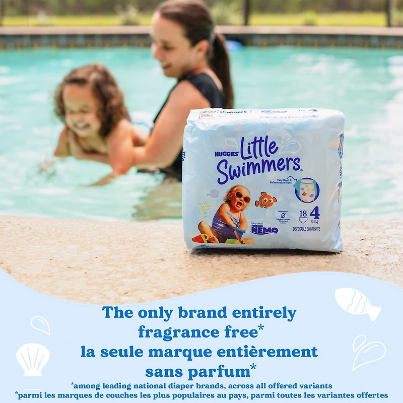 Little Swimmers Swim Diapers, Size 3 Small