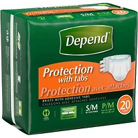 Protection Contre L’Incontinence Avec Attaches, Absorption Maximale, P/M