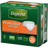 Protection Contre L’Incontinence Avec Attaches, Absorption Maximale, P/M