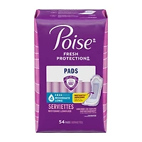 Incontinence Pads, Moderate Absorbency, Long Length