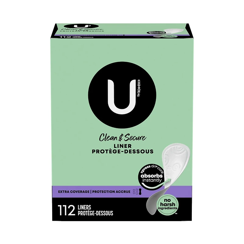 Clean & Secure Panty Liners, Light Absorbency, Extra Coverage
