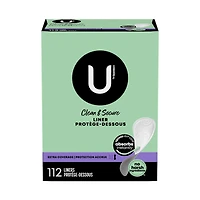 Clean & Secure Panty Liners, Light Absorbency, Extra Coverage