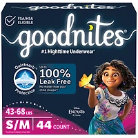 Girls' Nighttime Bedwetting Underwear