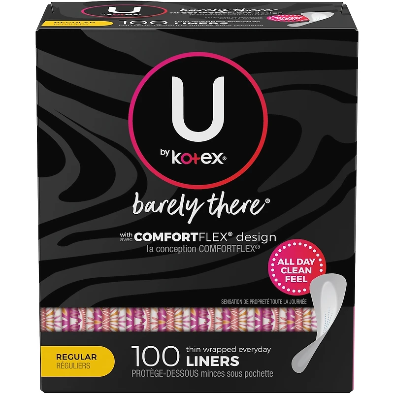 Protège-dessous Barely There, absorption légère, réguliers, emb. de 100