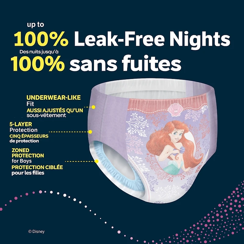 Sous-vêtements de nuit  pour filles, TP (13 à 20 kg [28 à 43 livres])