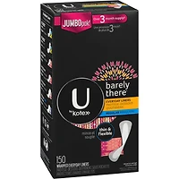 Protège-dessous Barely There, absorption légère, réguliers, emb. de 150