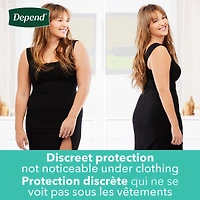 Fresh Protection Adult Incontinence & Postpartum Bladder Leak Underwear for Women, Disposable, Maximum, Small