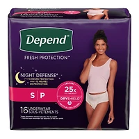 Night Defense Incontinence Underwear for Women, Overnight