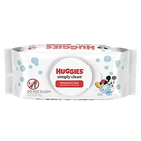 Lingettes Pour Bébés Simply Clean, Non-Parfumées, Emballage Souple, À Couvercle Rabattable