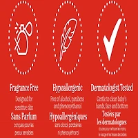 Lingettes Pour Bébés Simply Clean Non-Parfumées, Emballages Souples, 3 Emballages, À Couvercle Rabattable