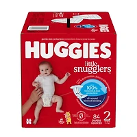 Couches pour bébés  Little Snugglers,  taille 2 (5 à 8 kg [12 à 18 livres]), 84 couches