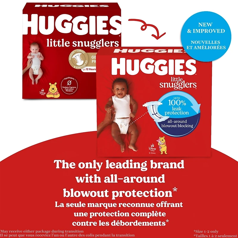 Couches pour bébés Little Snugglers, taille 4 (10 à 17 kg [22 à 37 livres