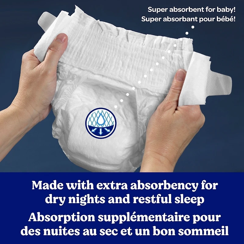 Huggies Overnites Nighttime Baby Diapers, Size 3, 24 Ct