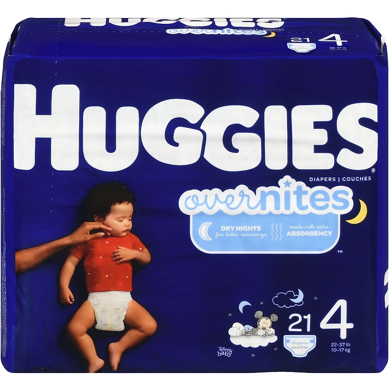Couches Overnites, Taille 4,Couches Pour La Nuit