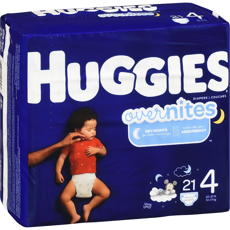 Couches Overnites, Taille 4,Couches Pour La Nuit