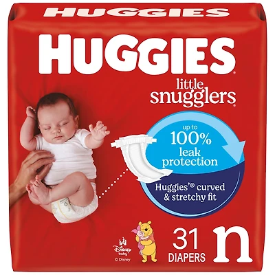 Little Snugglers Diapers, Size Newborn