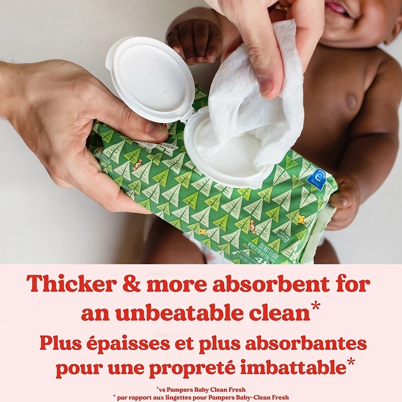 Natural Care Sensitive Baby Wipes, Unscented, 2 Refill Packs