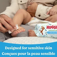 Huggies Natural Care Refreshing Baby Wipes, Scented, 1 Flip-Top Pack (56 Wipes Total)