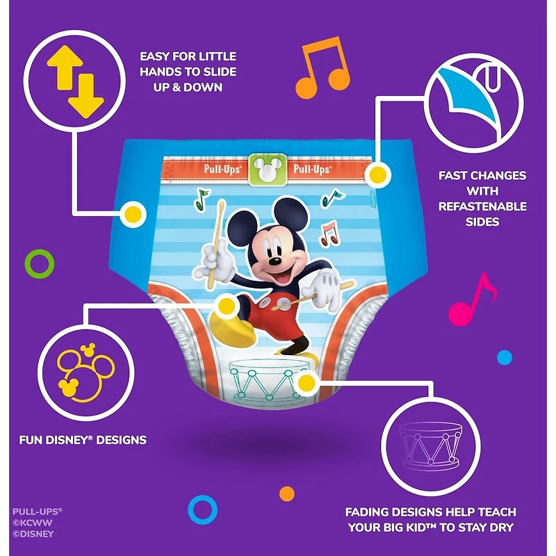 Sous-vêtements d’entraînement  pour garçons, 2T-3T (16 à 34 livres)