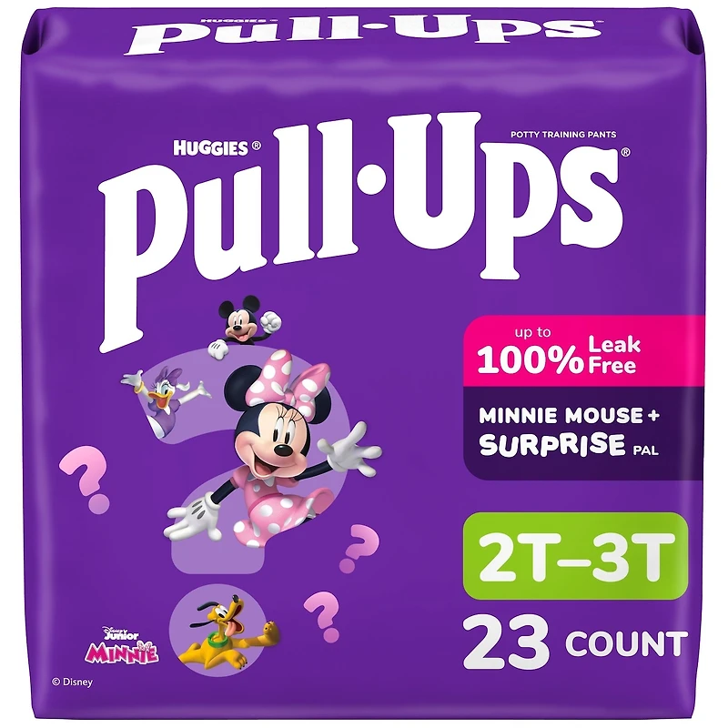 Girls' Potty Training Pants, 2T-3T (16-34 lbs)