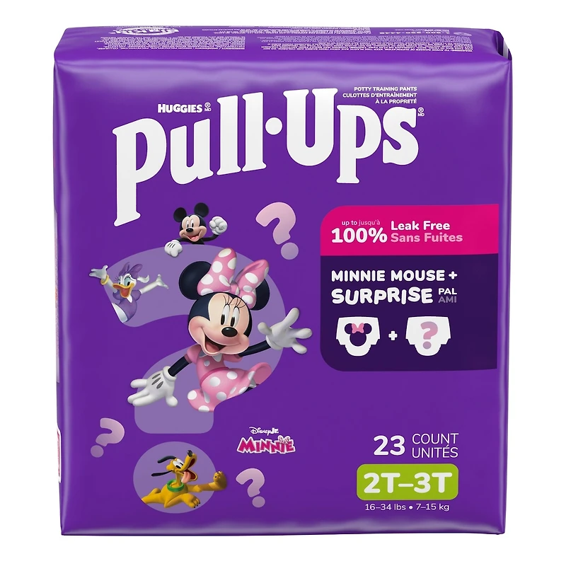 Girls' Potty Training Pants, 2T-3T (16-34 lbs)