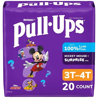 Boys' Potty Training Pants, 3T-4T (32-40 lbs)