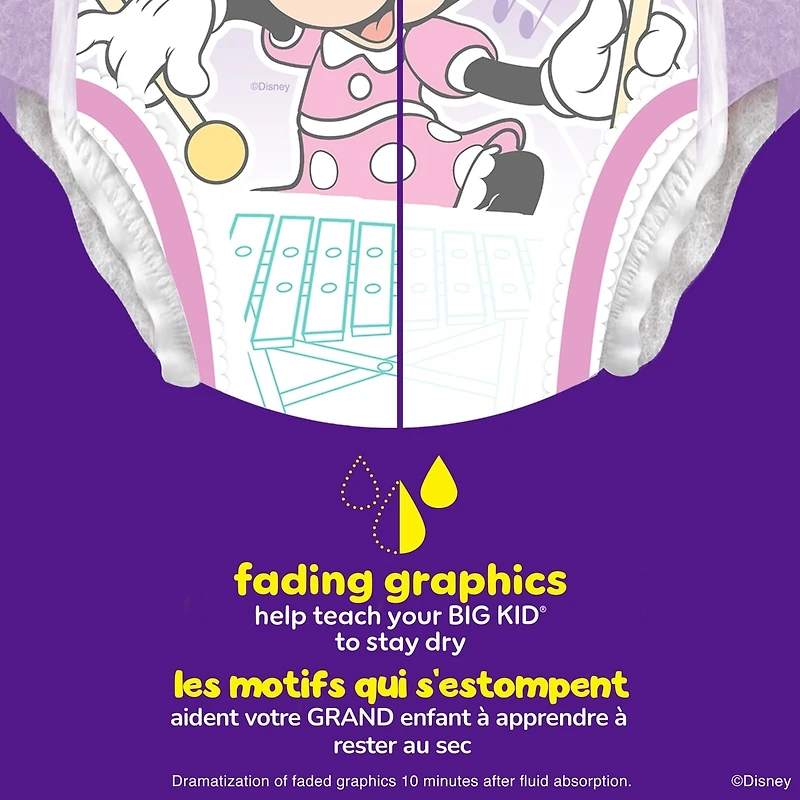 Sous-vêtements d’entraînement  pour filles, 4T-5T (38 à 50 livres)