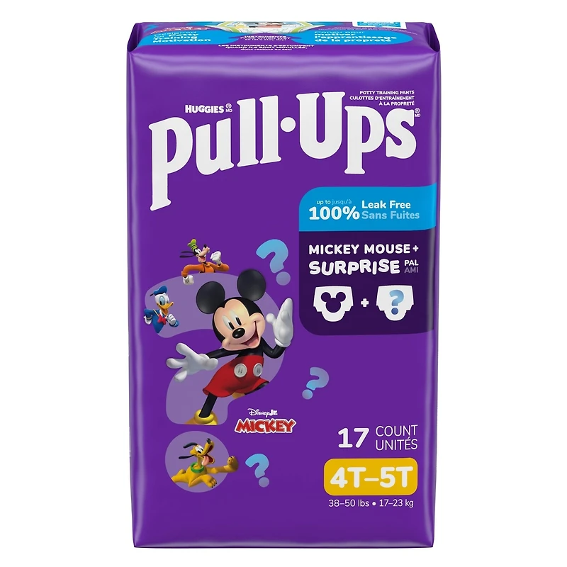 Sous-vêtements d’entraînement  pour garçons, 4T-5T (38 à 50 livres)