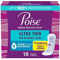 Serviettes Ultra Minces Pour Incontinence, Absorption Moyenne, Longueur Ordinaire