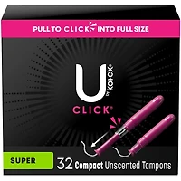 Click Compact Tampons, Super