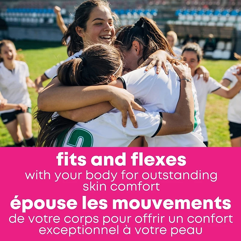 Serviettes Teen Ultra Minces Avec Ailes, Absorption Accrue, Non Parfumées
