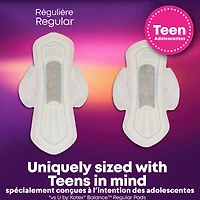 Teen Ultra Thin Feminine Pads with Wings, Overnight, 24 ct