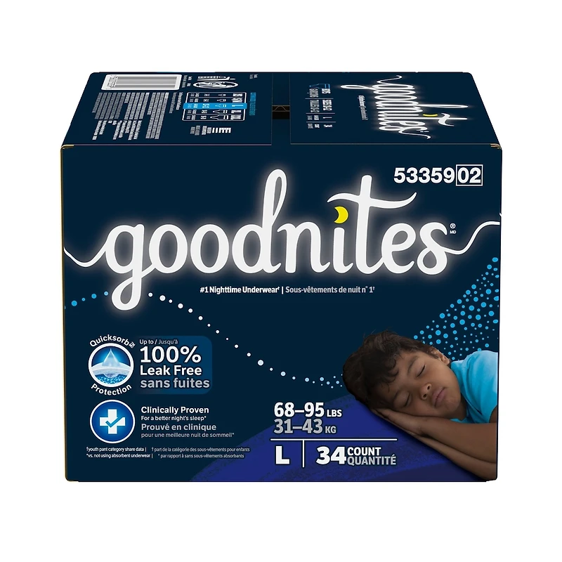 Boys' Nighttime Bedwetting Underwear