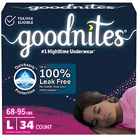 Girls' Nighttime Bedwetting Underwear