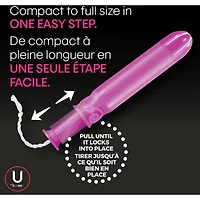 Tampons compacts Click, absorption régulière, emb. de 16