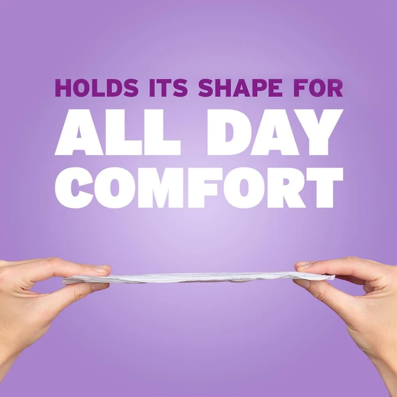 Serviettes ultra minces pour incontinence Poise, absorption moyenne, longues