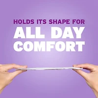 Serviettes ultra minces pour incontinence Poise, absorption moyenne, longues