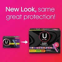 Tampons compacts Click emballage multiple, absorption régulière/super/super plus, non parfumés