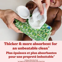 Lingettes pour bébés Huggies Natural Care pour peau sensible, non parfumées