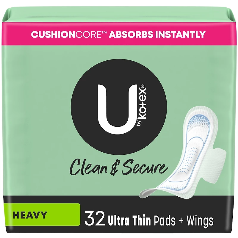 Serviettes ultraminces Clean & Secure avec ailes